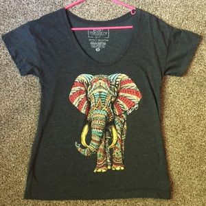 Elephant print T-shirt